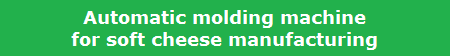 Automatic molding machine
for soft cheese manufacturing